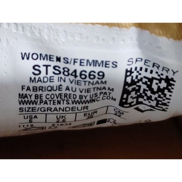 Sperry Moc Toe Fringe Tasseled Almond Loafer Shoes Cream Leather Womens US 6 - Picture 7 of 7